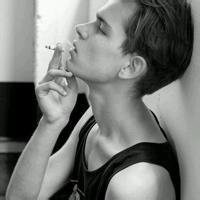 男头像黑白高冷侧面