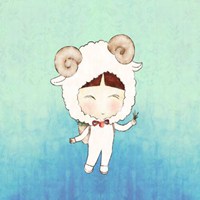 白羊座头像女生版真人带字