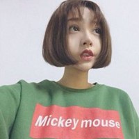 短发发型头像