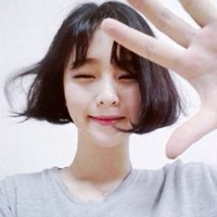短发发型头像