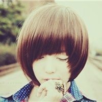 短发发型头像
