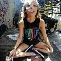 社会头像女抽烟