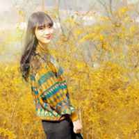 秋天头像女背影图片