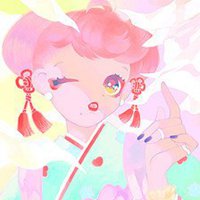 粉色头像女生少女心