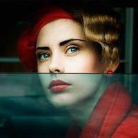 红唇头像女欧美头像