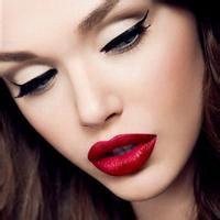 红唇头像女欧美头像