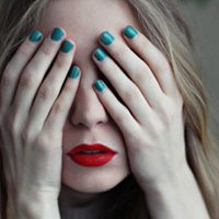 红唇头像女欧美头像