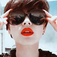 红唇头像女欧美头像