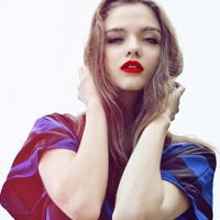 红唇头像女欧美头像