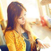 美女侧面花海头像