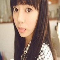 美女齐刘海头像