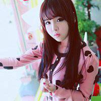 美女齐刘海头像