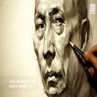 老年头像男素描