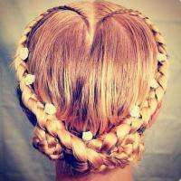 背面女生头发披肩头像