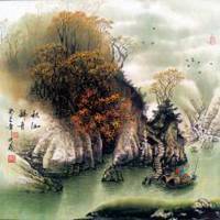 能聚财的微信山水头像