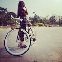 自行车头像女生