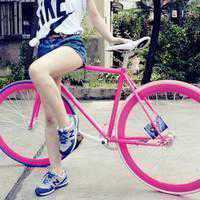 自行车头像女生