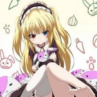 萝莉双马尾金发头像