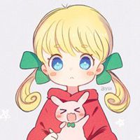 萝莉双马尾金发头像