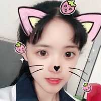 软妹头像粉色系真人