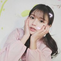 软妹头像粉色系真人