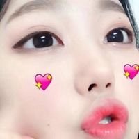 软妹头像粉色系真人