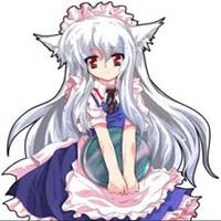 银发动漫少女头像