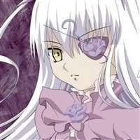 银发动漫少女头像