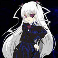 银发动漫少女头像