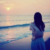 马尾头像女生背影意境