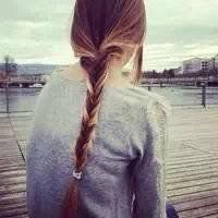 马尾头像女生背影意境