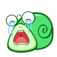 不开心的卡通图片