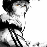 二次元男生戴耳机头像