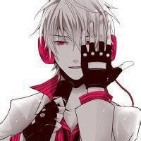 二次元男生戴耳机头像