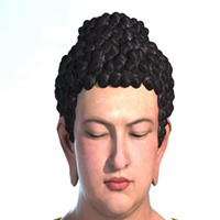 佛祖头像带月牙