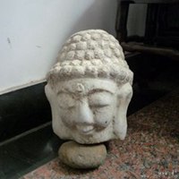 佛祖头像带月牙