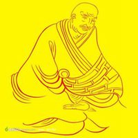 佛祖头像带月牙