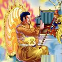 佛祖头像带月牙