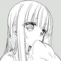 侧脸头像动漫女生