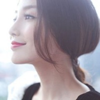 侧脸头像女生清新自然