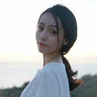 侧脸头像女生清新自然