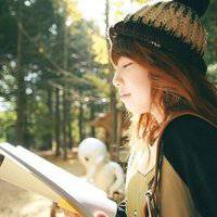 侧脸头像女生清新自然