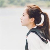 侧脸头像女生清新自然