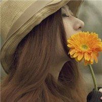 侧脸头像女生清新自然