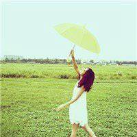 侧脸头像女生清新自然