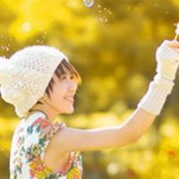 侧脸头像女生阳光