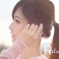 侧脸头像女生阳光