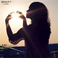 侧脸头像女生阳光