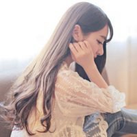 侧脸头像女生阳光