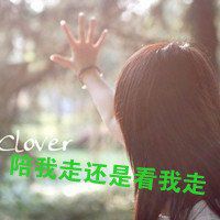 侧面头像女带字